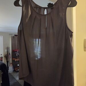 Worthington Black Sleeveless Blouse